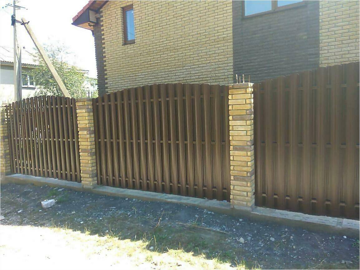 забор из штакетника 110м фото5 в Казахстане