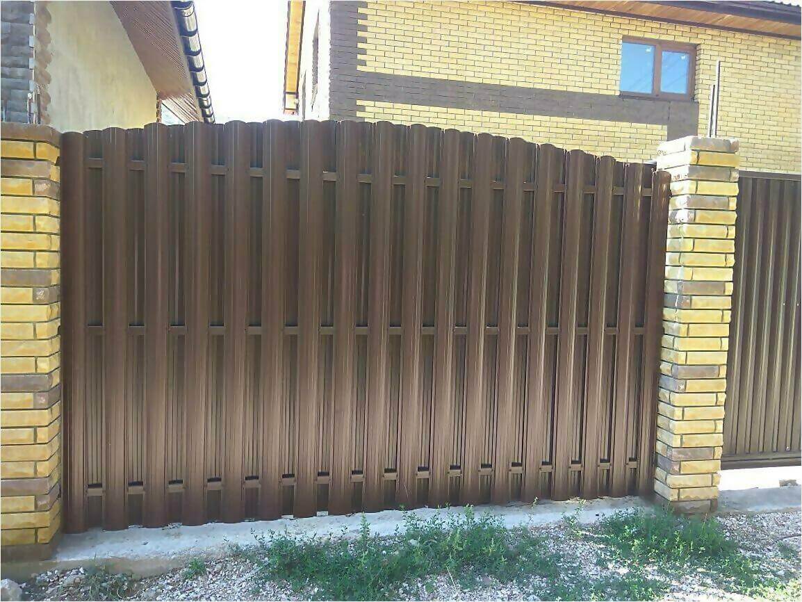 забор из штакетника 110м фото4 в Казахстане
