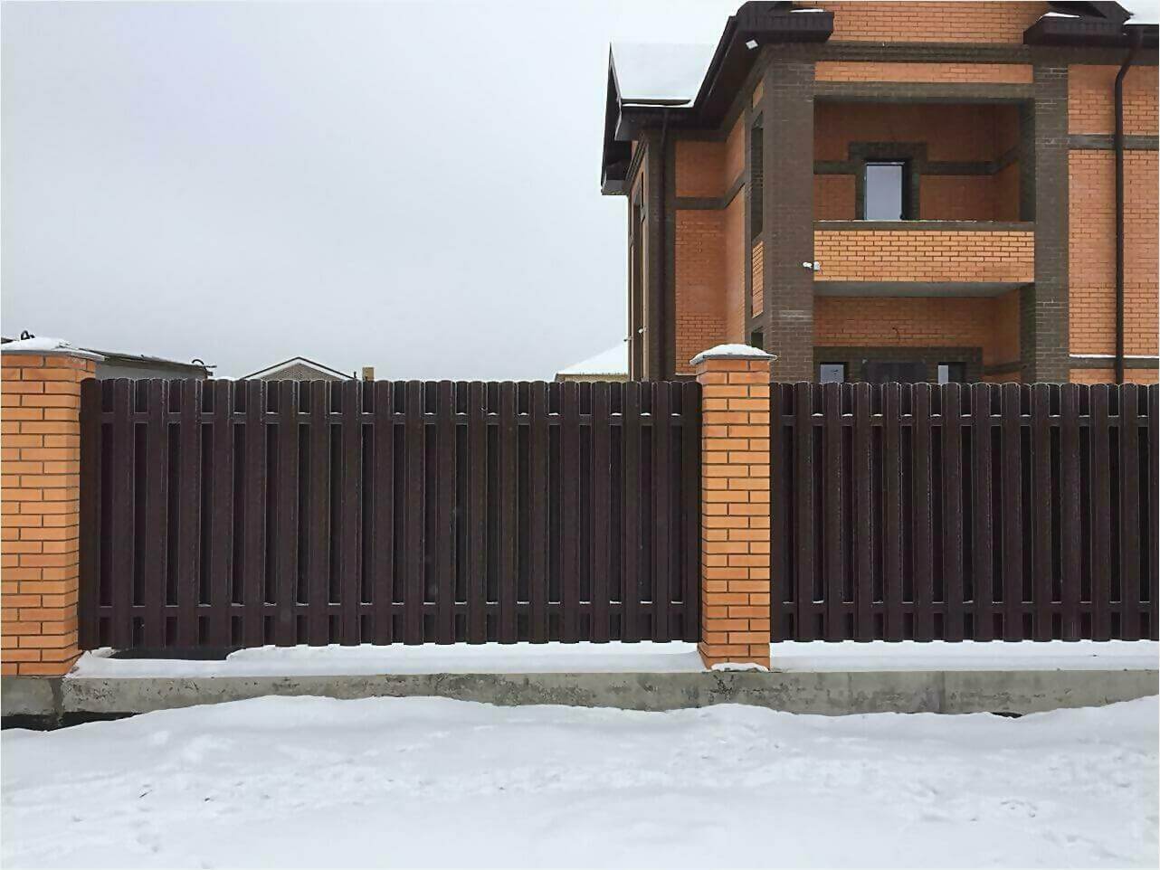 Забор из штакетника 95м фото6 в Казахстане