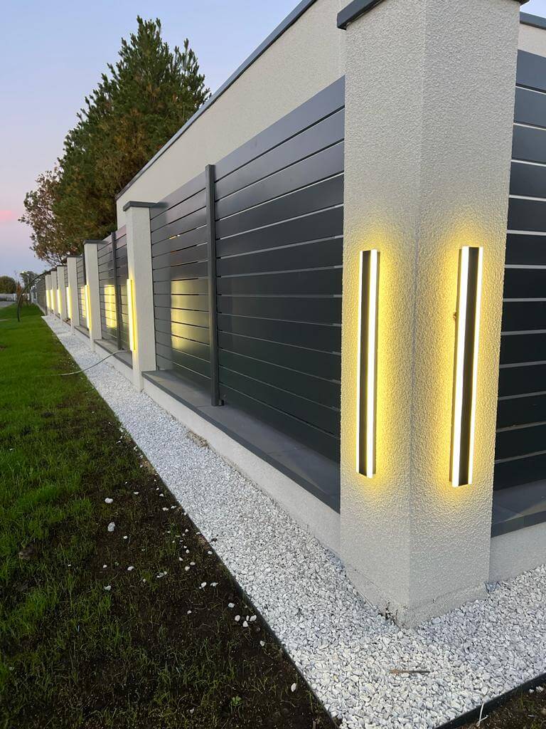 Забор-ранчо из металлопланкена 36м RAL7024 Серый Графит фото 12 в Казахстане