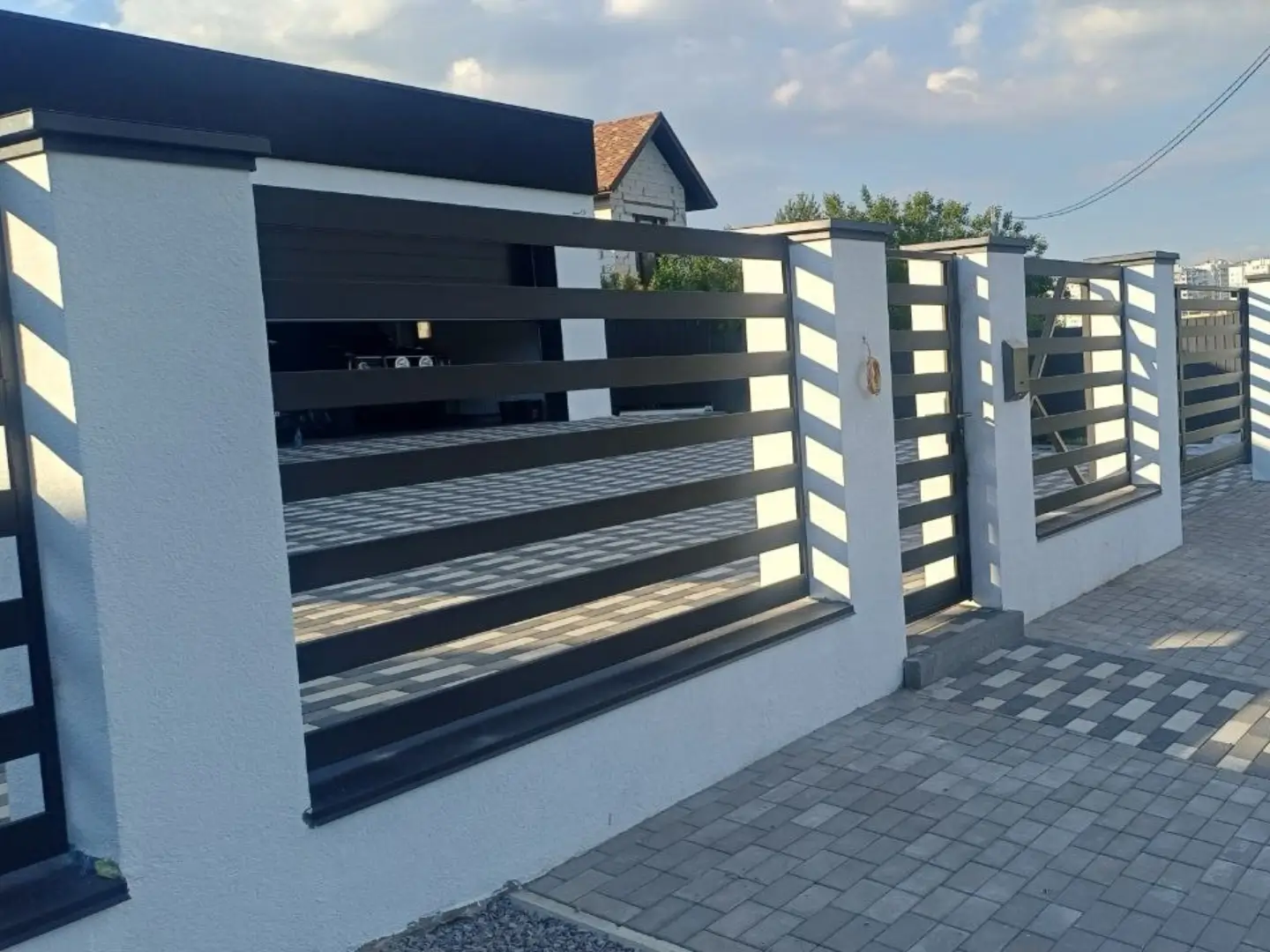 Забор-ранчо из металлопланкена 16м RAL9005 Черный МАТТЕ фото 4 в Казахстане